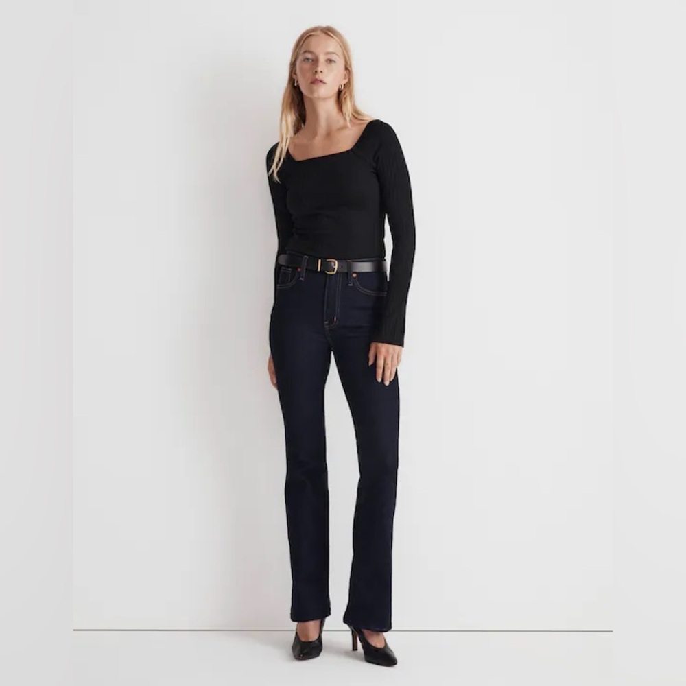 Madewell Skinny Flare Jeans in Rinse Wash Size W29 NWT